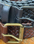 Hidden Fury - Braided Leather Belt