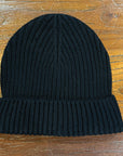 Hidden Fury - Ribbed Wool Blend Beanie