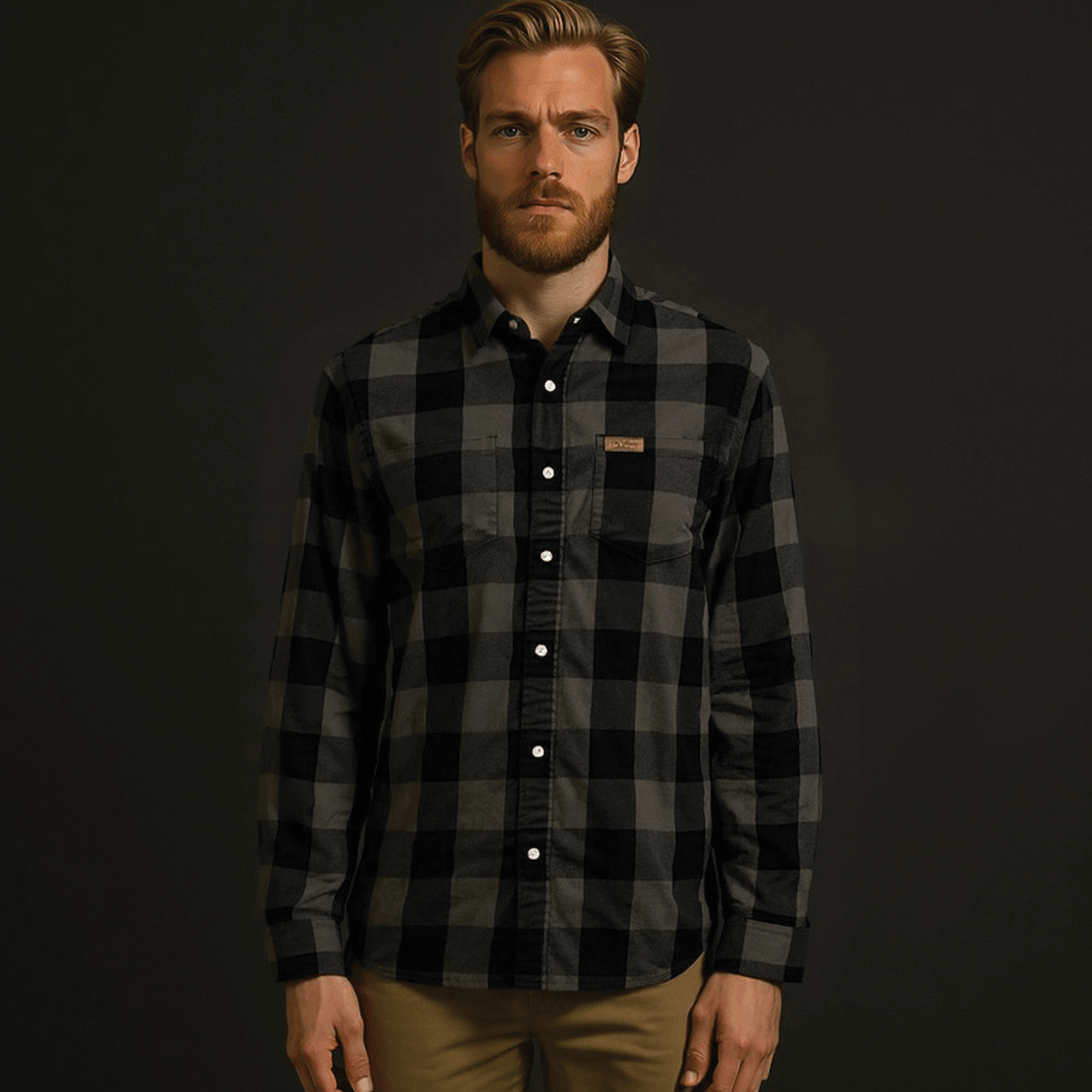 Hidden Fury - Logo Check Shirt (Men)