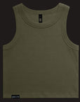 Generation Earth - Logo Organic Rib Crop (Women)