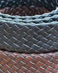 Hidden Fury - Braided Leather Belt