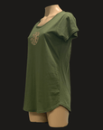 Hidden Fury - Flower Blade Scoop Tee (Women)