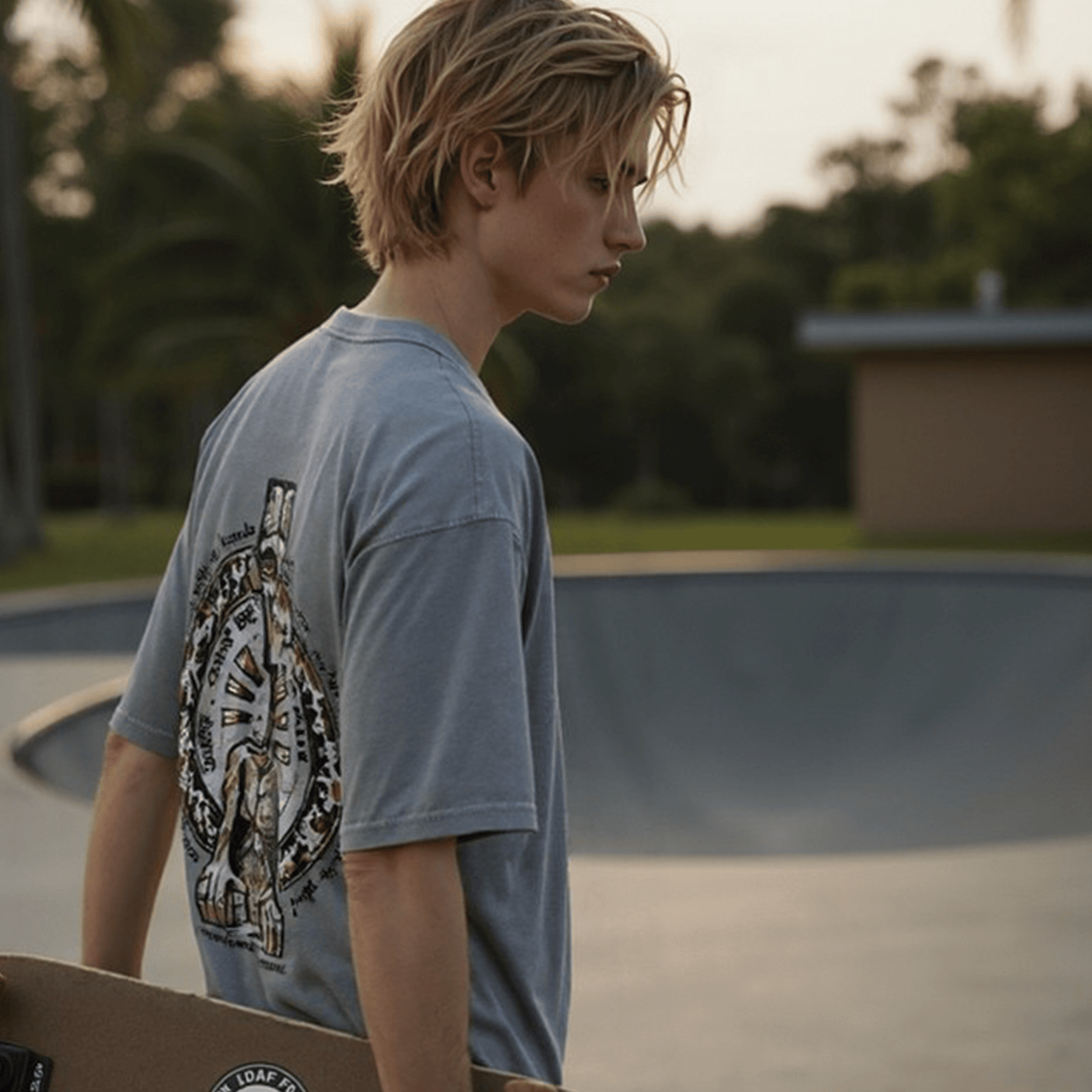 Hidden Fury - Statue Stone Wash Tee (Men)