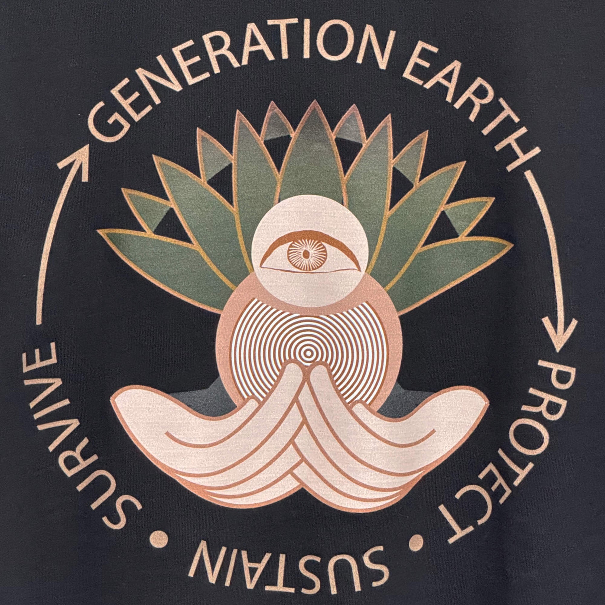 Generation Earth - All Seeing Eye Organic L/S Tee (Men)