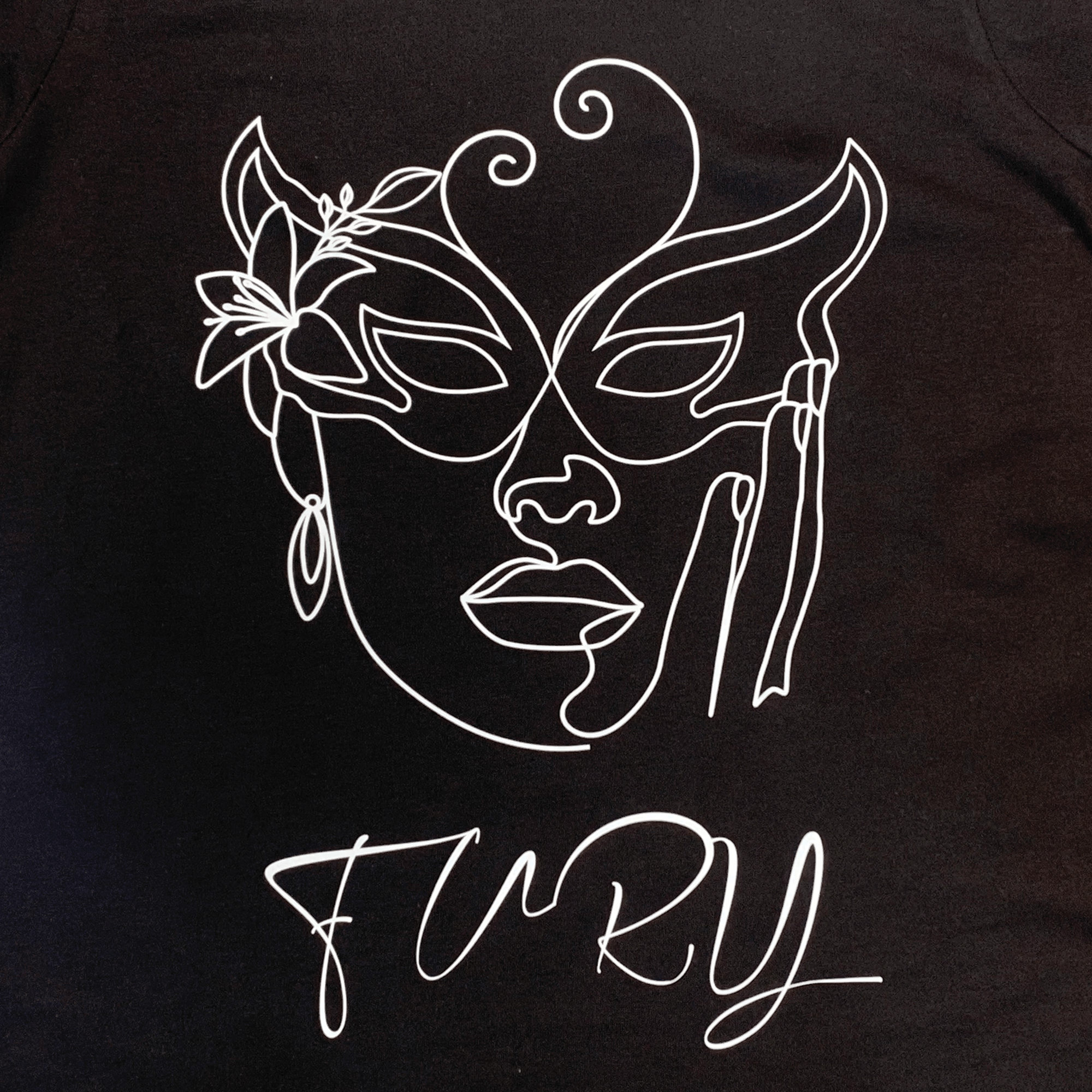 Hidden Fury - Face Stroke Scoop Tee (Women)