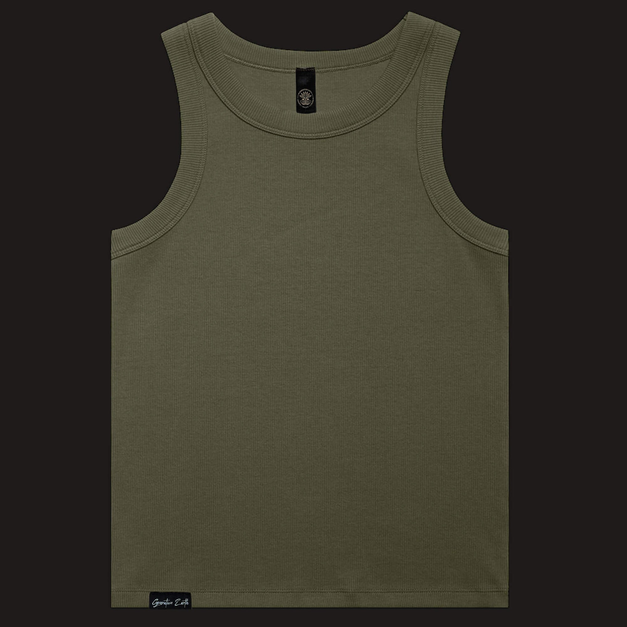 Generation Earth - Logo Organic Rib Tank (Women)