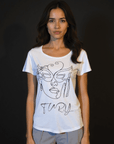 Hidden Fury - Face Stroke Scoop Tee (Women)