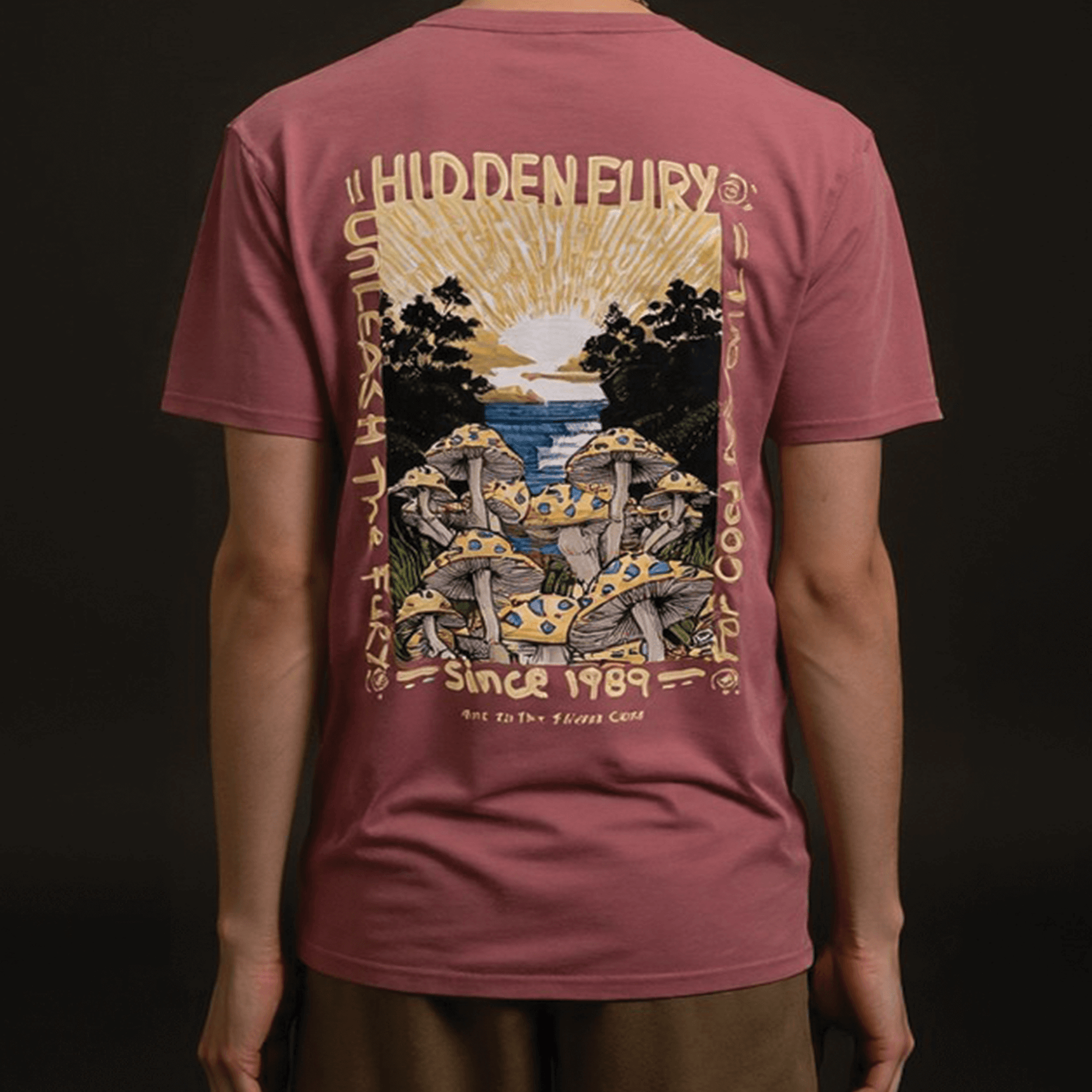 Hidden Fury - Ode To The Froth Gods Faded Tee (Men)