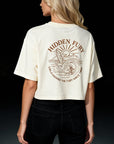 Hidden Fury - Ocean Spirit Relax Crop Tee (Women)