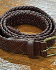 Hidden Fury - Braided Leather Belt