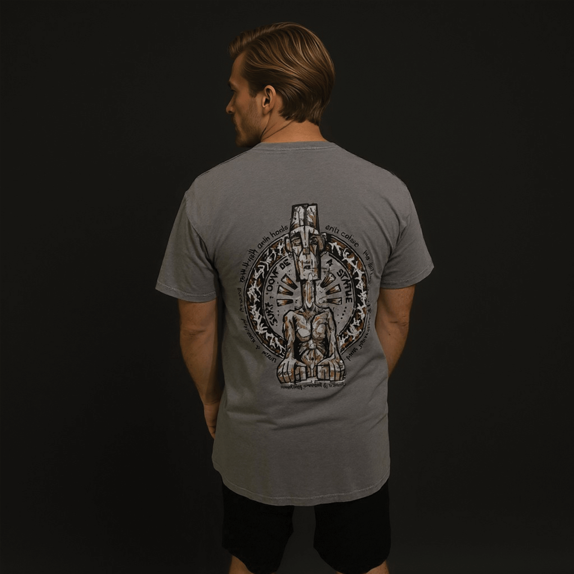 Hidden Fury - Statue Stone Wash Tee (Men)
