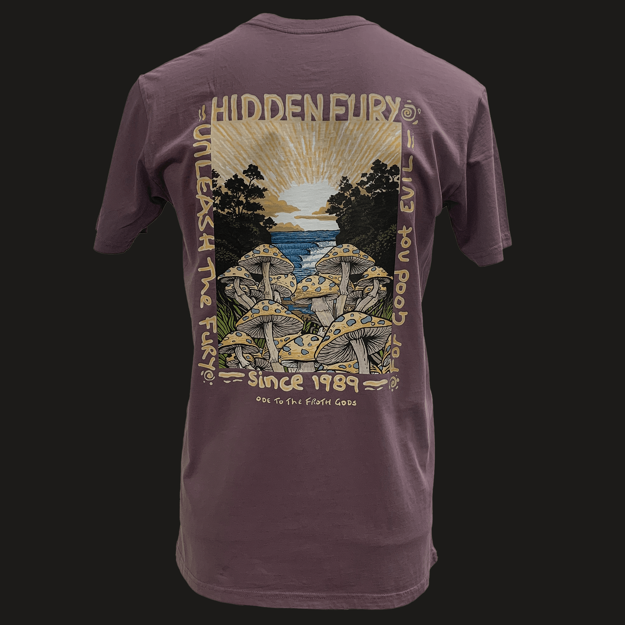 Hidden Fury - Ode To The Froth Gods Faded Tee (Men)