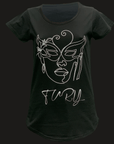 Hidden Fury - Face Stroke Scoop Tee (Women)