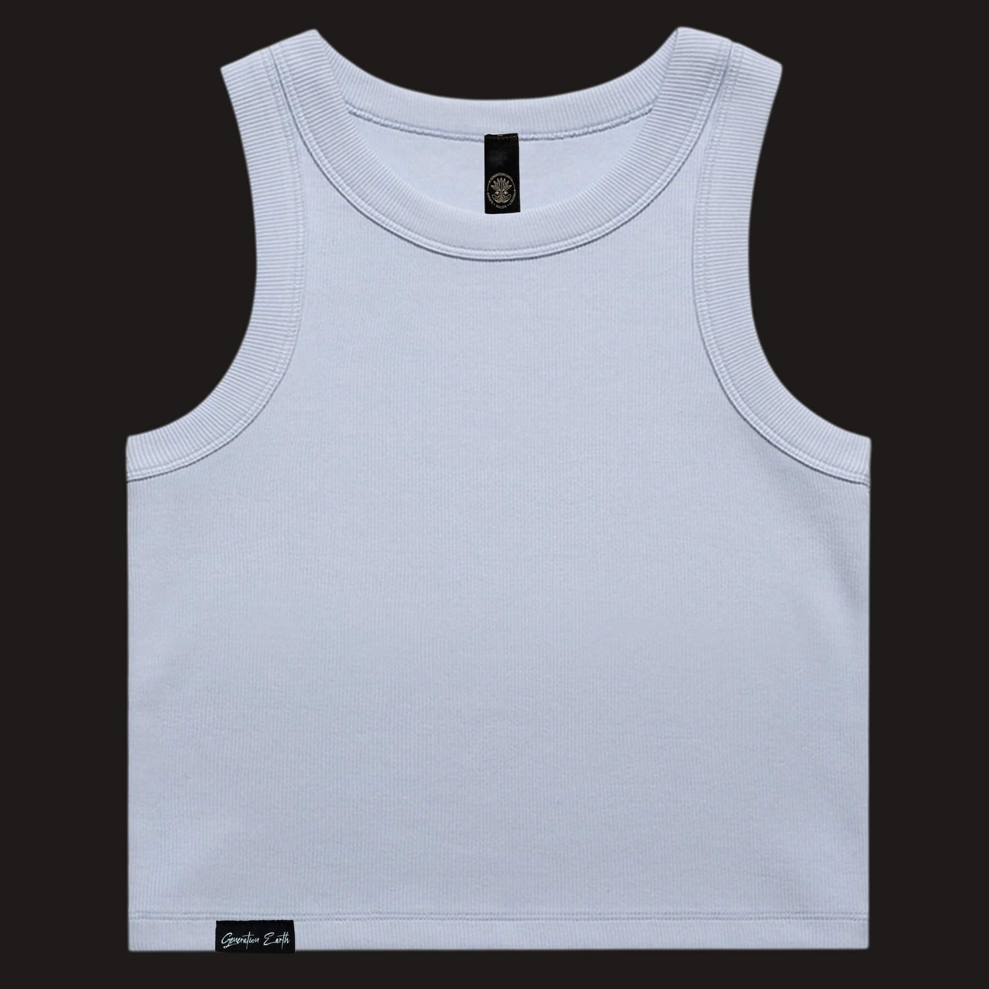 Generation Earth - Logo Organic Rib Crop (Women)