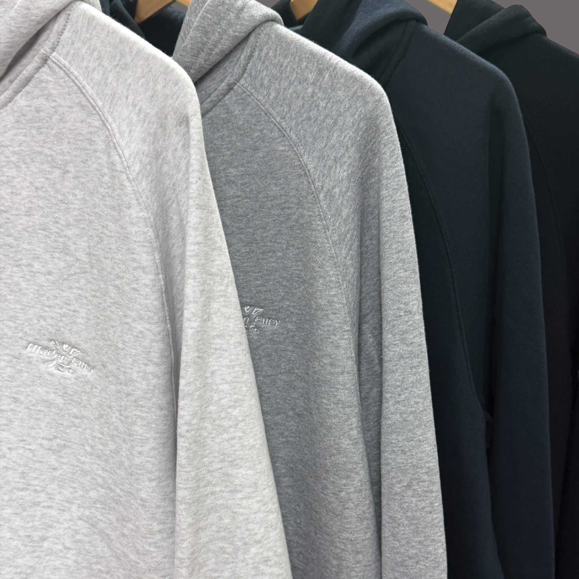 Hidden Fury - Logo Zip Hood (Men)