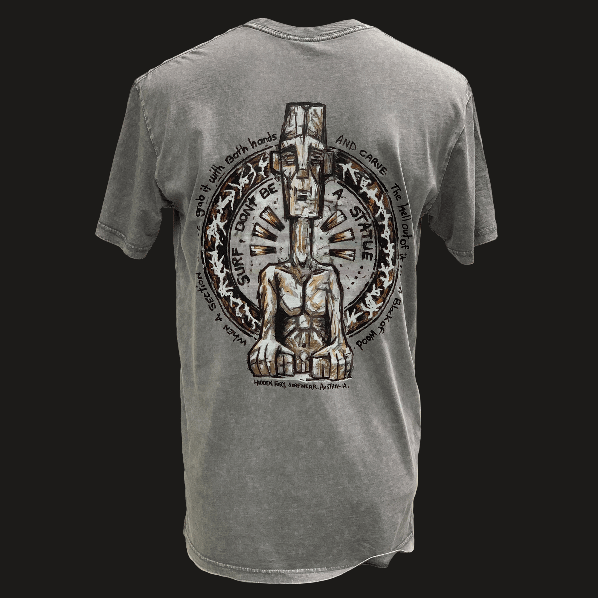 Hidden Fury - Statue Stone Wash Tee (Men)