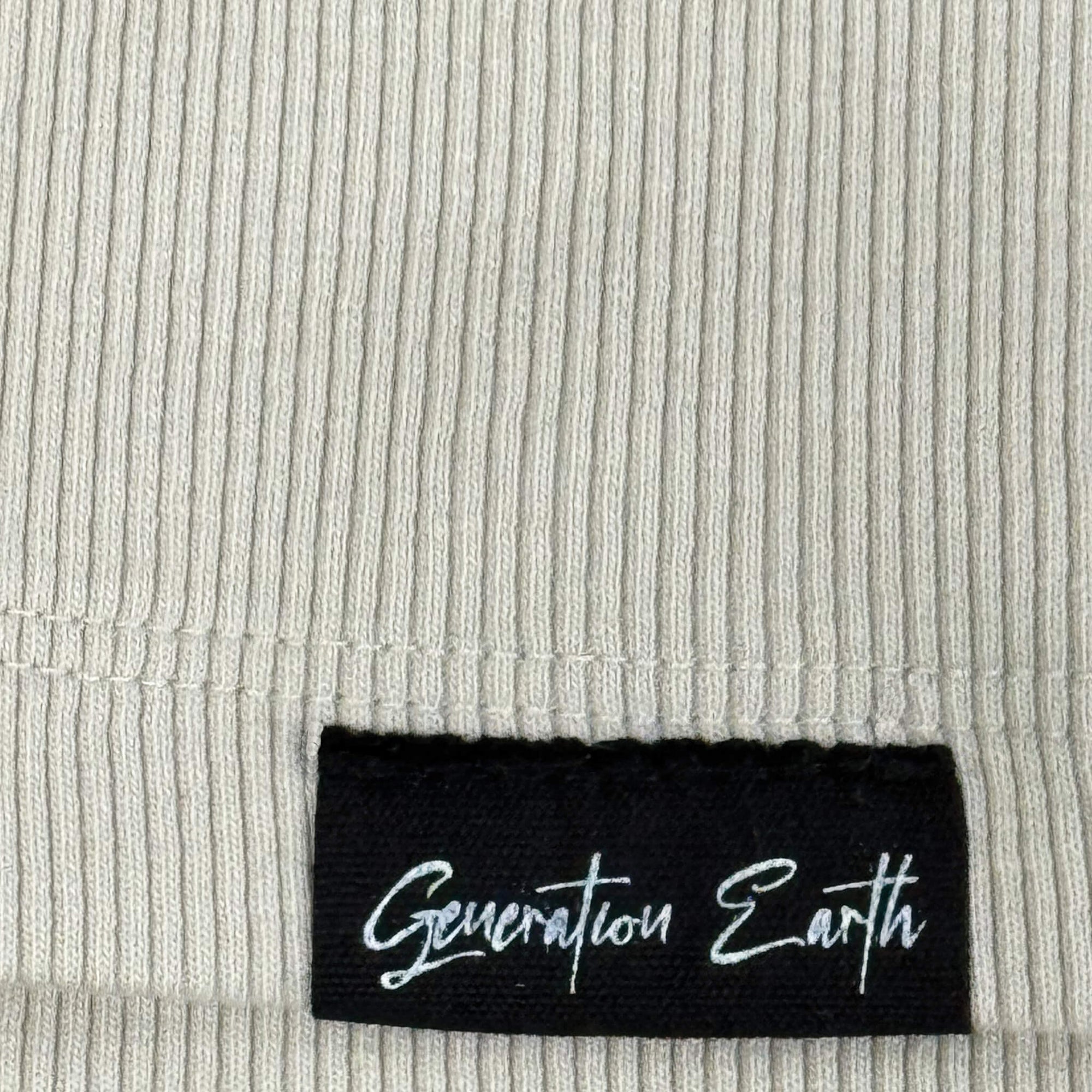 Generation Earth - Logo Organic Rib Crop (Women)